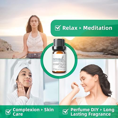 Miniatura 824 de HIQILI Aceite esencial de albahaca de 1 fl oz, 100% puro sin diluir para la piel, difusor, 1.0 fl oz