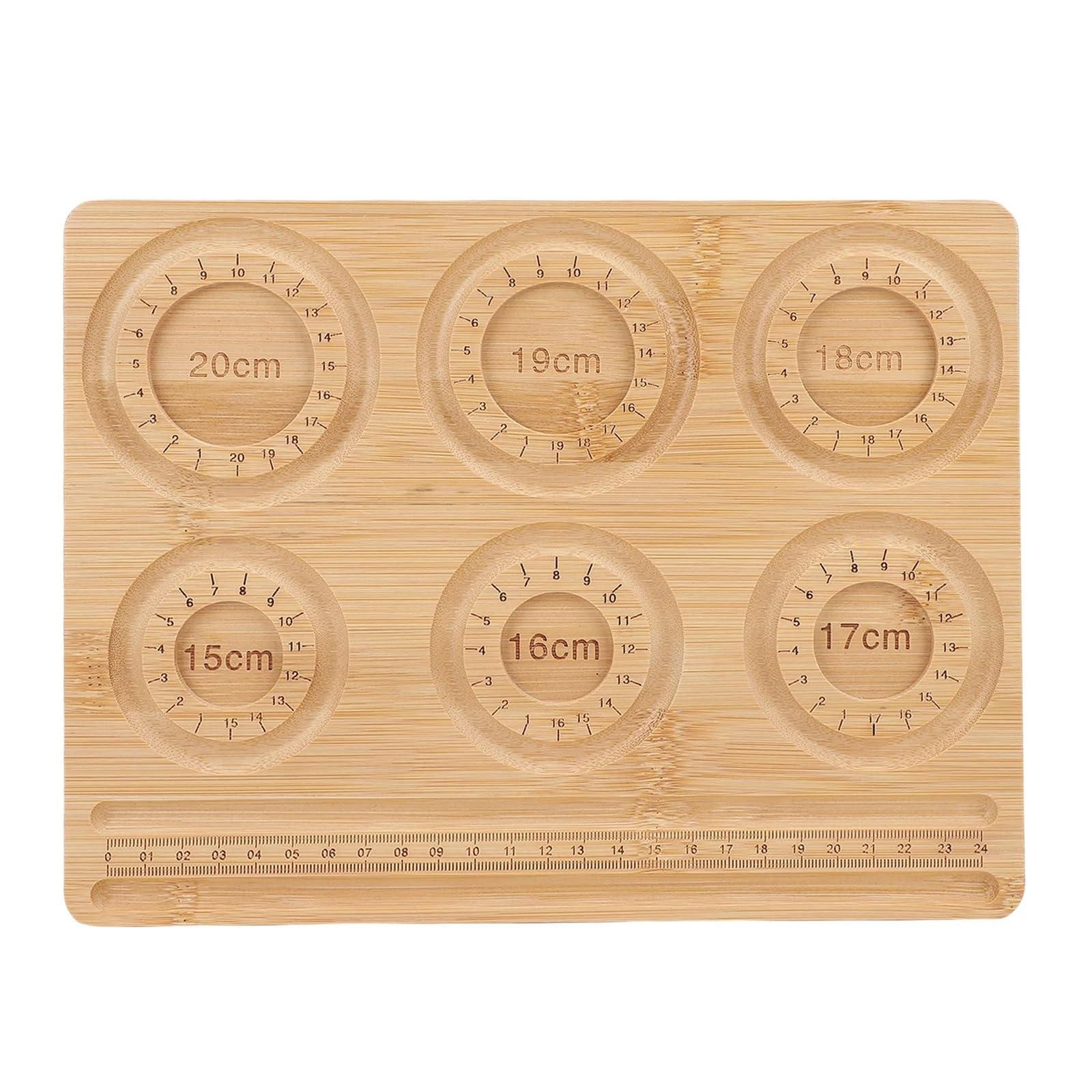 BFLCWSTD Bead Board Jewelry Making Bead Board 15-20cm Scale Wood Supplies Tray for Handcraft