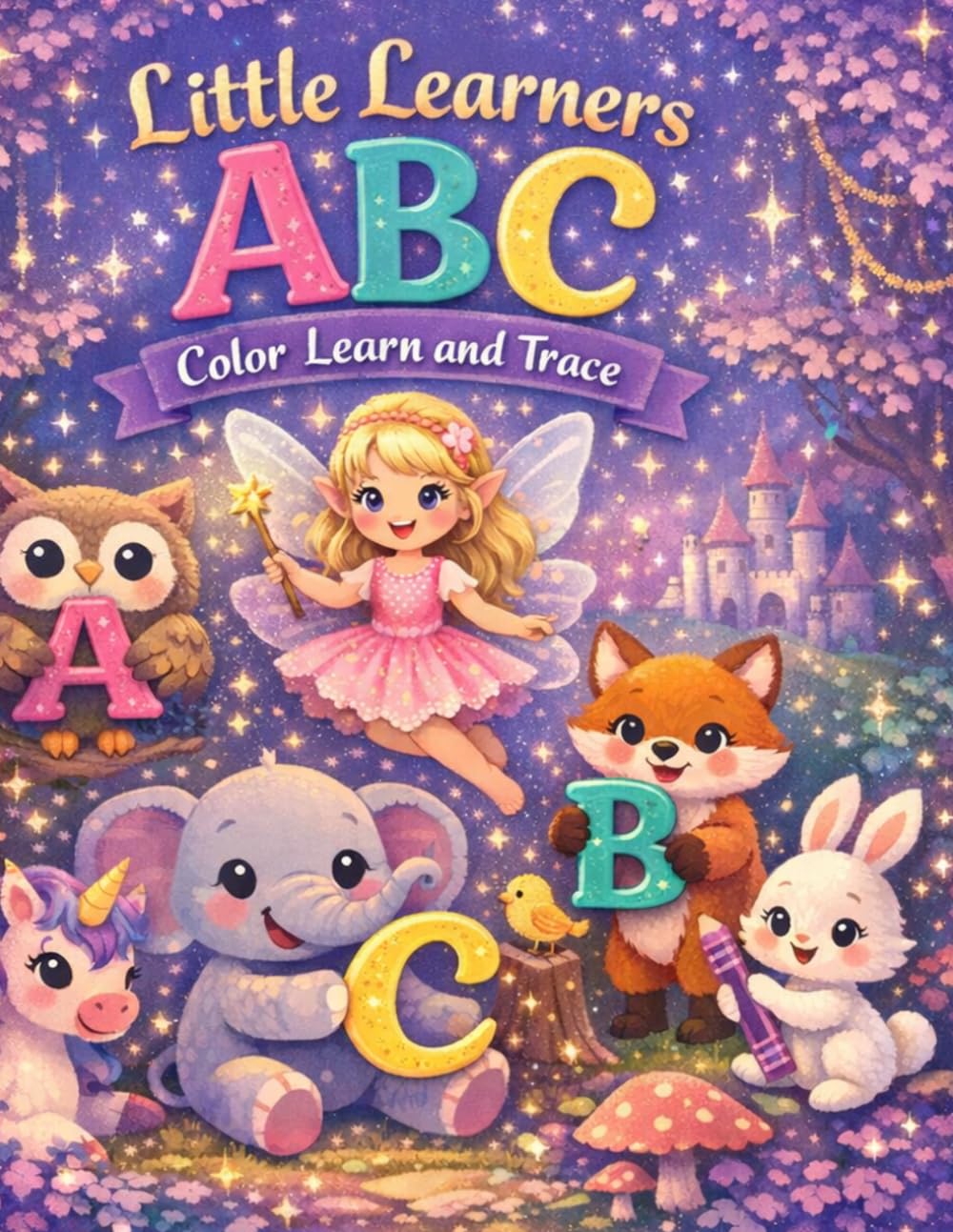 Little Learners Alphabet Coloring and Tracing Book