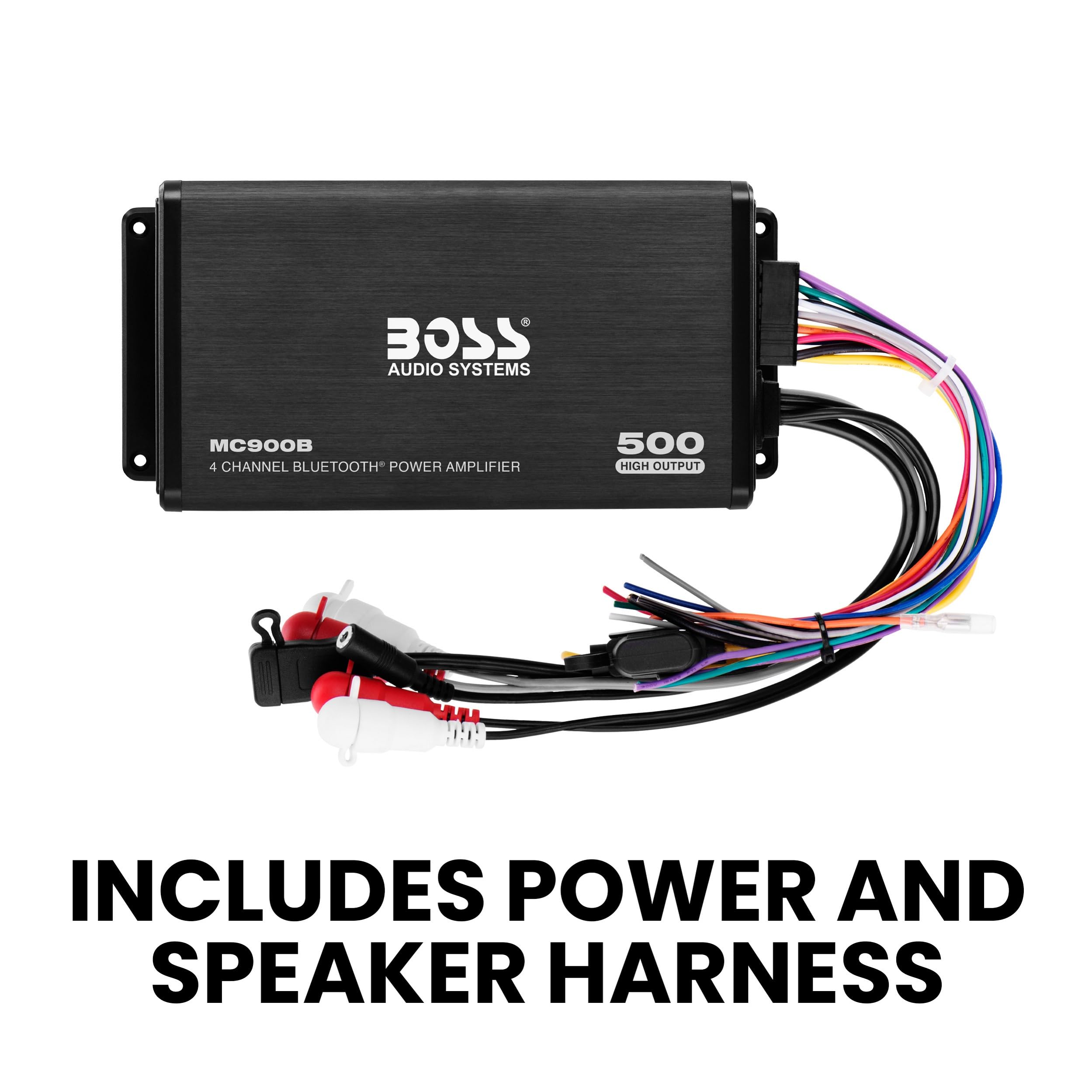 Boss Audio ASK904B.64 500 W - Amplificatore Bluetooth a 4 canali con 180 W