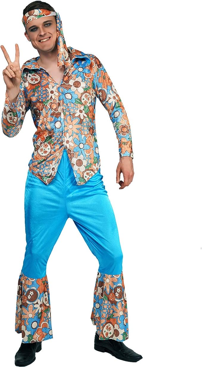 Flower Hippie Groovy Costume 