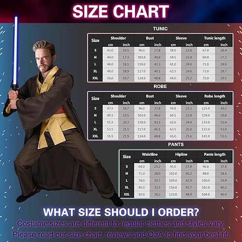 Miniatura 7 de Star Jedi Knight Cos - Traje de Jedi para niños, traje inspirado en Luke Skywalker con toque mandaloriano