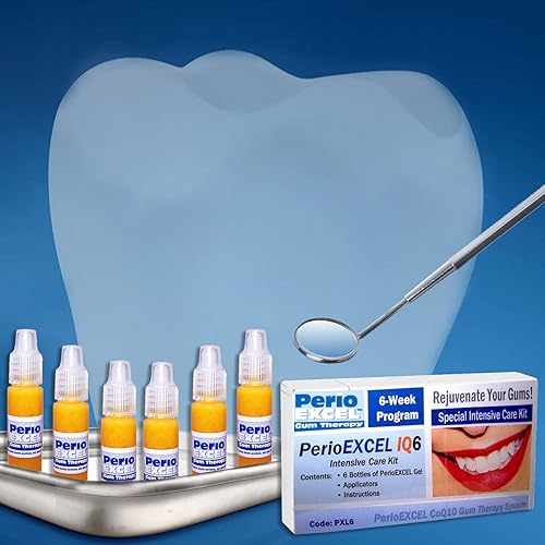 Miniatura 2 de SDC - PerioEXCEL IQ6 DuoPack - Kit de terapia de encías de 12 semanas con gel de goma CoQ10