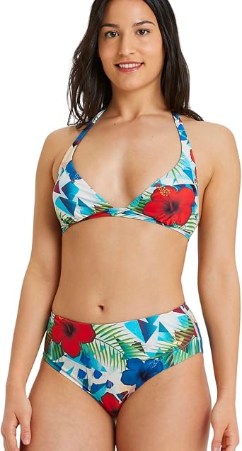 ARENA All Over Womens Halter Top Bikini Set - Fashion Two Piece Swimsuit Bathing Suit, Beach & Pool