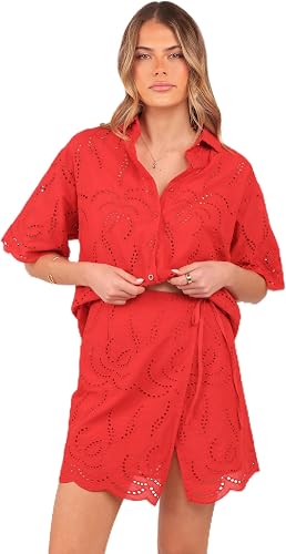 Petal & Pup Gallie Skirt Set - Red S