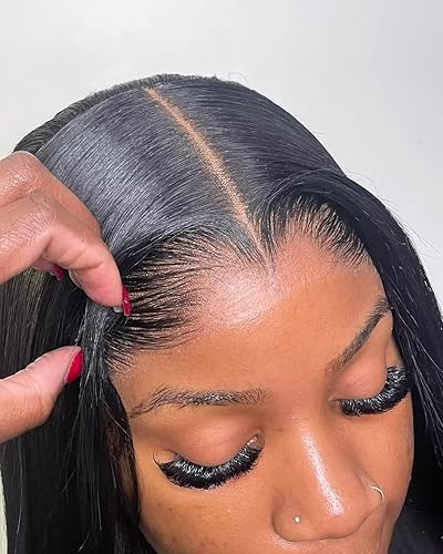 Miniatura 8 de Pelucas de cabello humano rizado con encaje frontal de 13 x 6 pulgadas, cabello humano HD con abuelitos rizados, para mujeres negras, densidad del