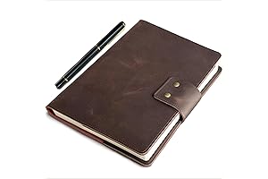 Genuine Leather Journal: Rechargeable Writing Notebook for the Modern Era