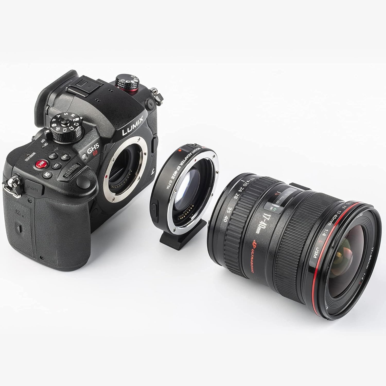 EF-M2II Adaptateur d'objectif Auto-Focus 0,71x Speed-Booster Canon EF vers M4/3