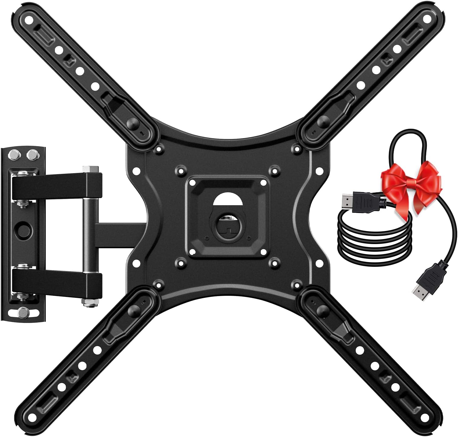 Amazon.com: Full Motion TV Wall Mount for Most 14-60 Inch TVs, Max VESA ...