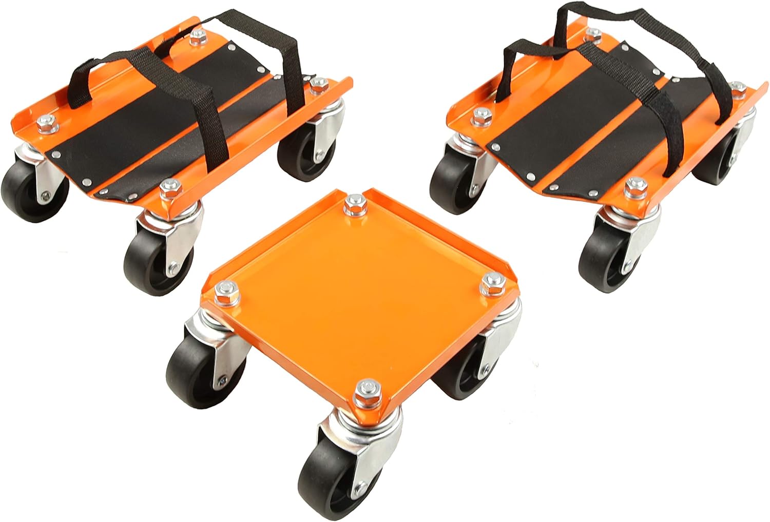 PEAKTOW PTT0102 Heavy Duty 1500Lbs VSlide Snowmobile Dolly Set with