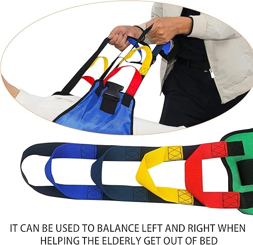 Miniatura 2 de Eslinga de Transferencia Cinturón de Transferencia para Personas Mayores, Cinturón de Transferencia con Diseño de Curva Trasera Ensanchada para