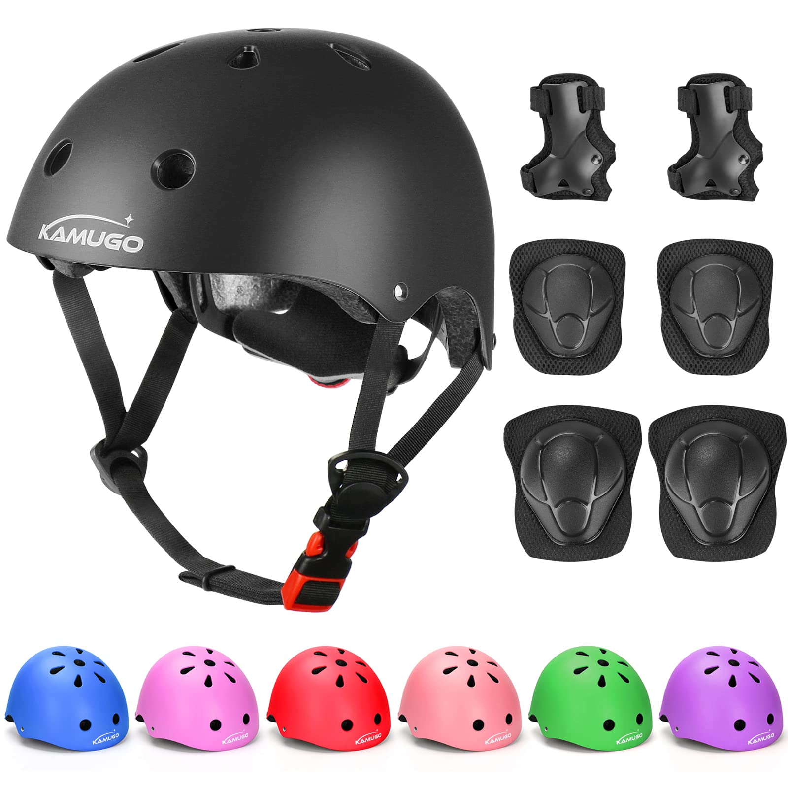 KAMUGO Kids Adjustable Helmet, with 