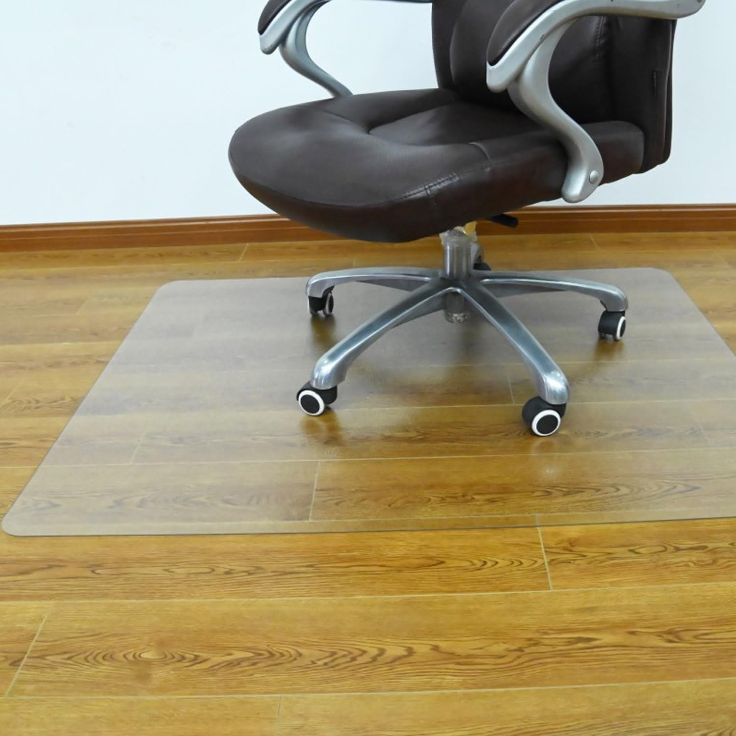 Office Chair Mat for Hardwood Floor 0 04 PVC Anti-Slip Floor Protector for Home Office Transparent Carpet Floor