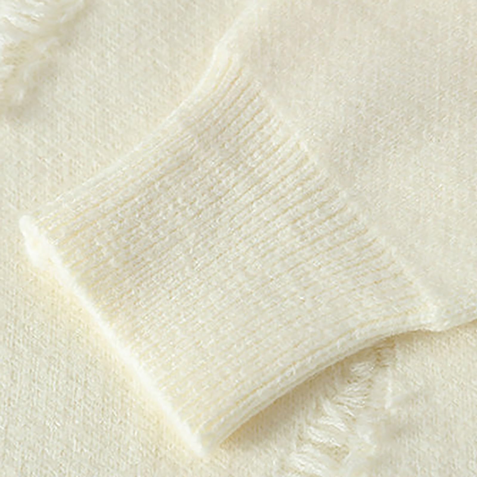 Suéter de punto con rayas texturizadas, chaqueta informal y cálida para otoño e invierno.