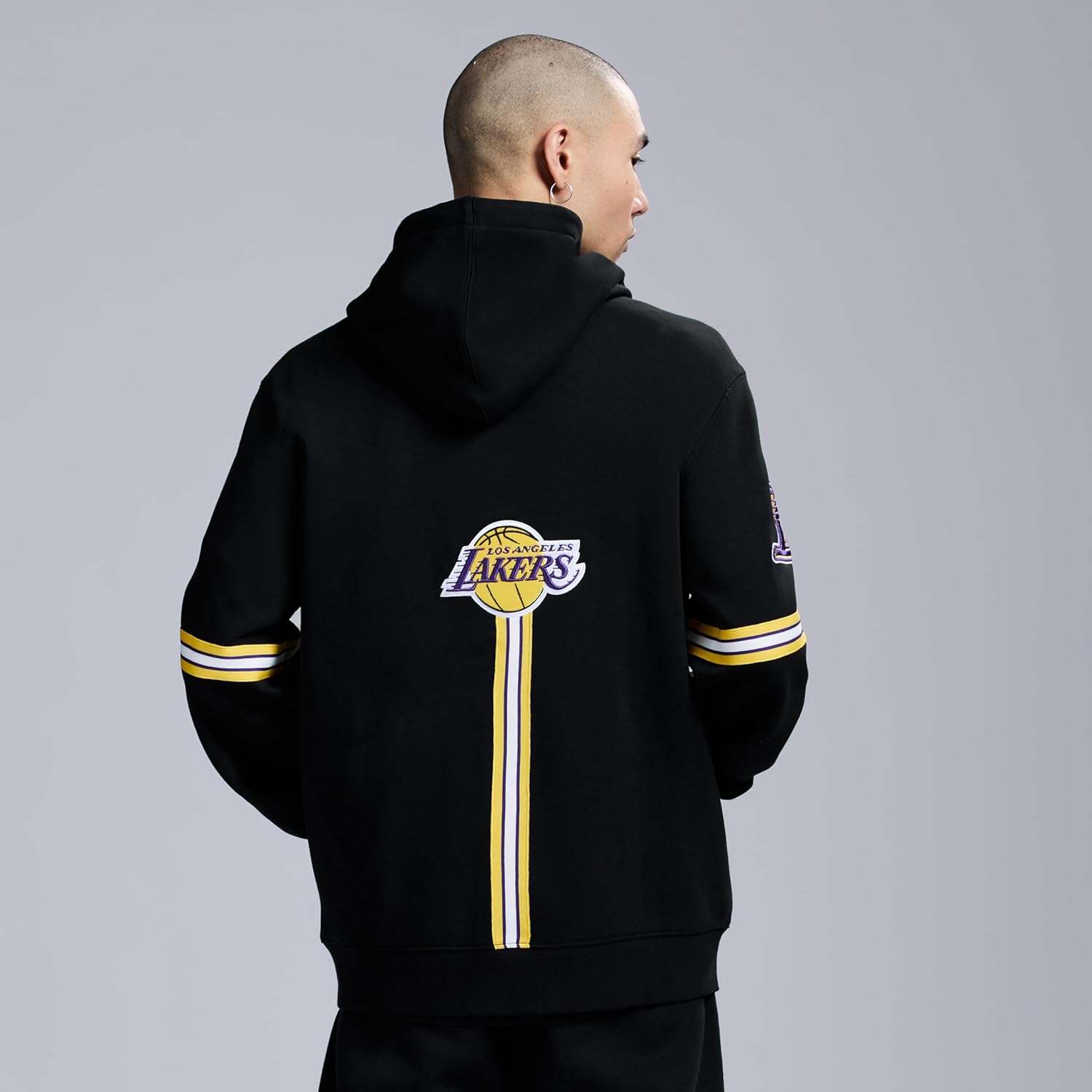 GAME 7 NBA Officially Licensed Men's Long Sleeve Zip Up Hooded Fleece Sweatshirt - Image 3