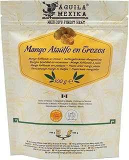 AGUILA MEXIKA | Gefriergetrocknete Mangostücke 2er-Pack | aus mexikanischen Ataulfo Mangos | Natürlich süß - Vielseitig einsetzbar.