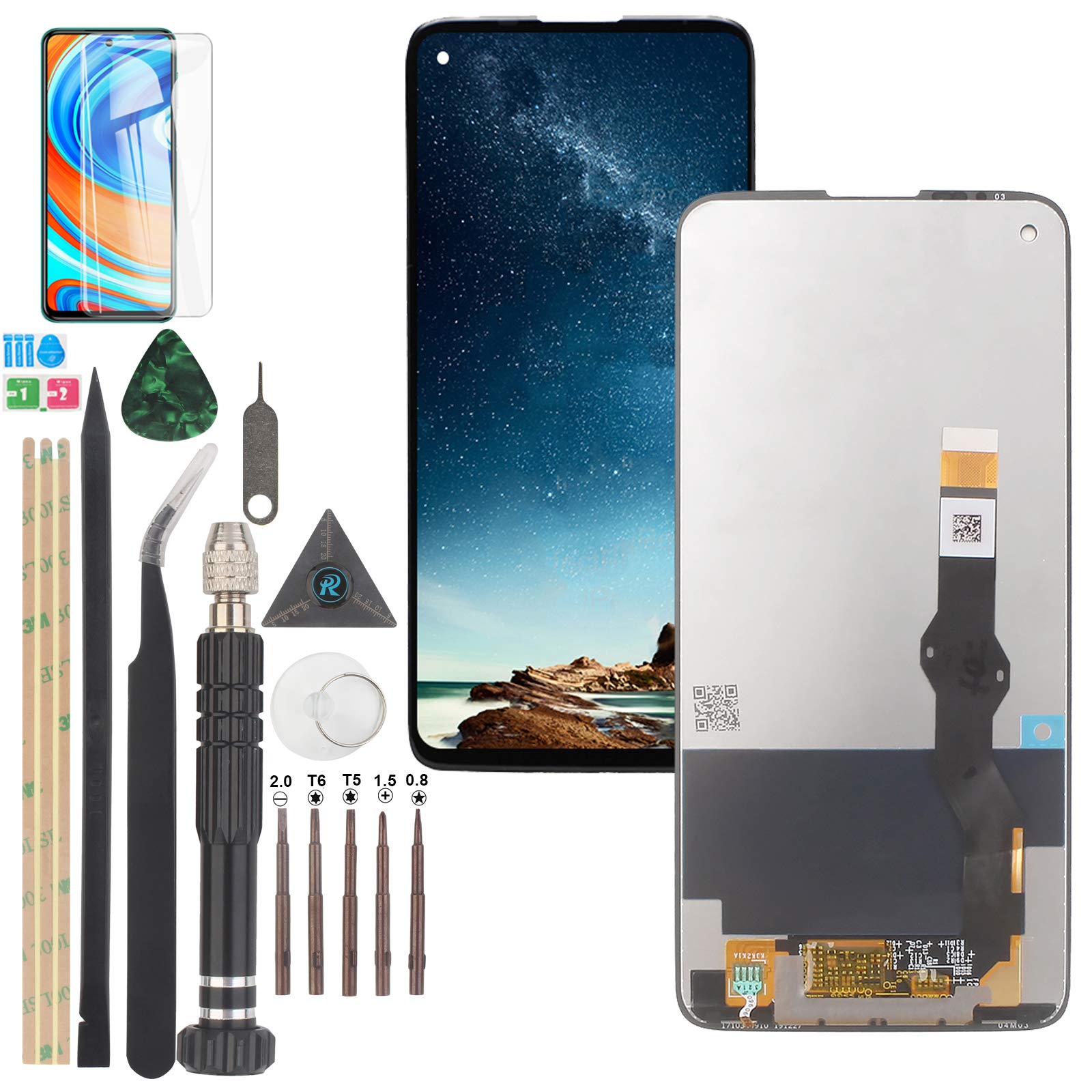 YWLRONG Replacement for Motorola Moto G Stylus 2020 XT2043 Screen Replacement Touch Screen Digitizer Assembly for Motorola Moto G8 Stylus LCD with Kit