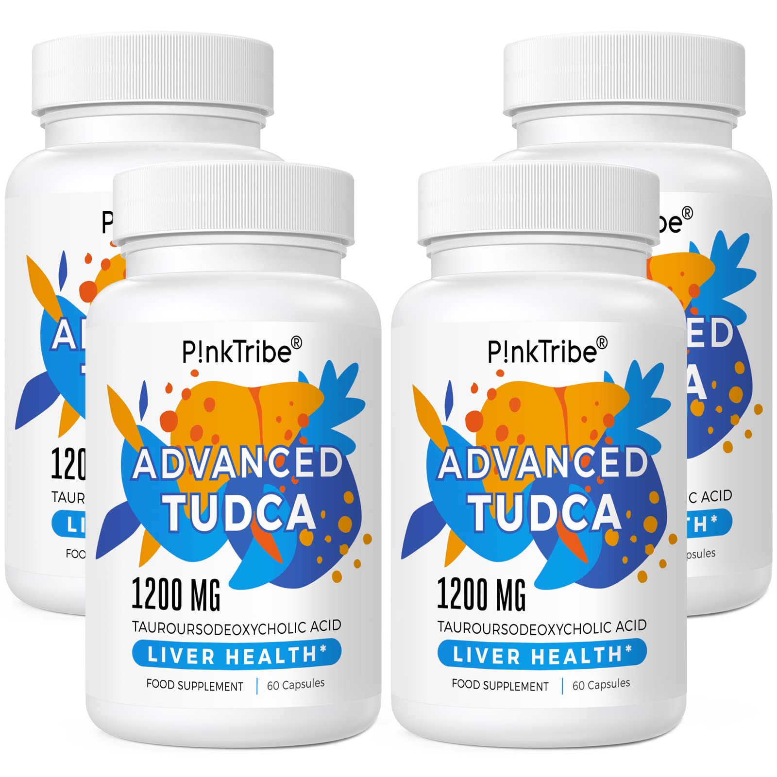 TUDCA (ácido tauroursodesoxicólico), suplemento hepático, 1200 mg por porción, 240 cápsulas