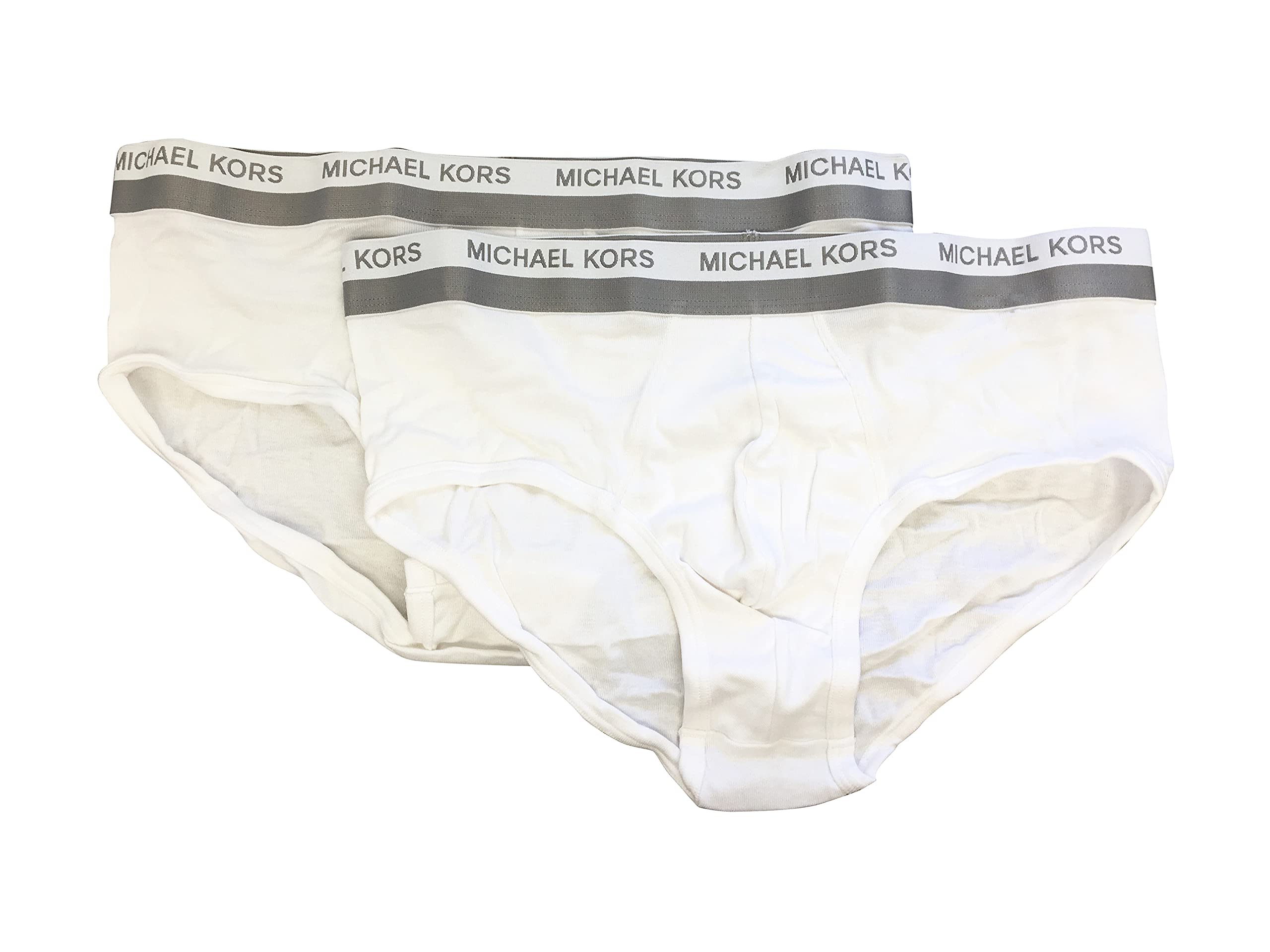 Michael Kors Men's Underwear Cotton/Modal Blend Ultimate Rib, 2 Lo Rise Briefs