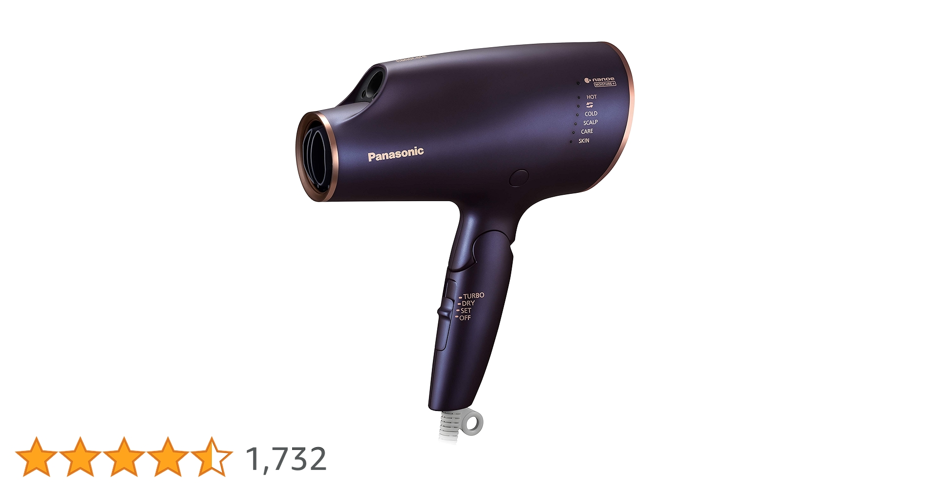 Panasonic EH-NA0E ヘアドライヤー 2021年製 Amazon.co.jp: Panasonic EH-NA0E-A Hair Dryer, Nano Care, Equipped