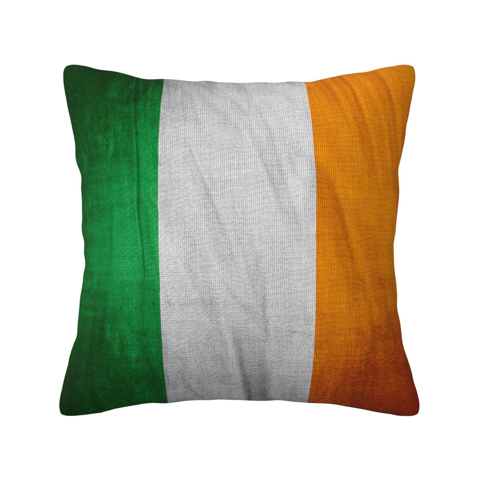 Throw Pillow Case Republic Of Ireland Flag Throw Cushion Cover Decoration Pillow Covers Indoor Pillow Case For Gifts, Birthday Gifts, Coworker, 45X45Cm