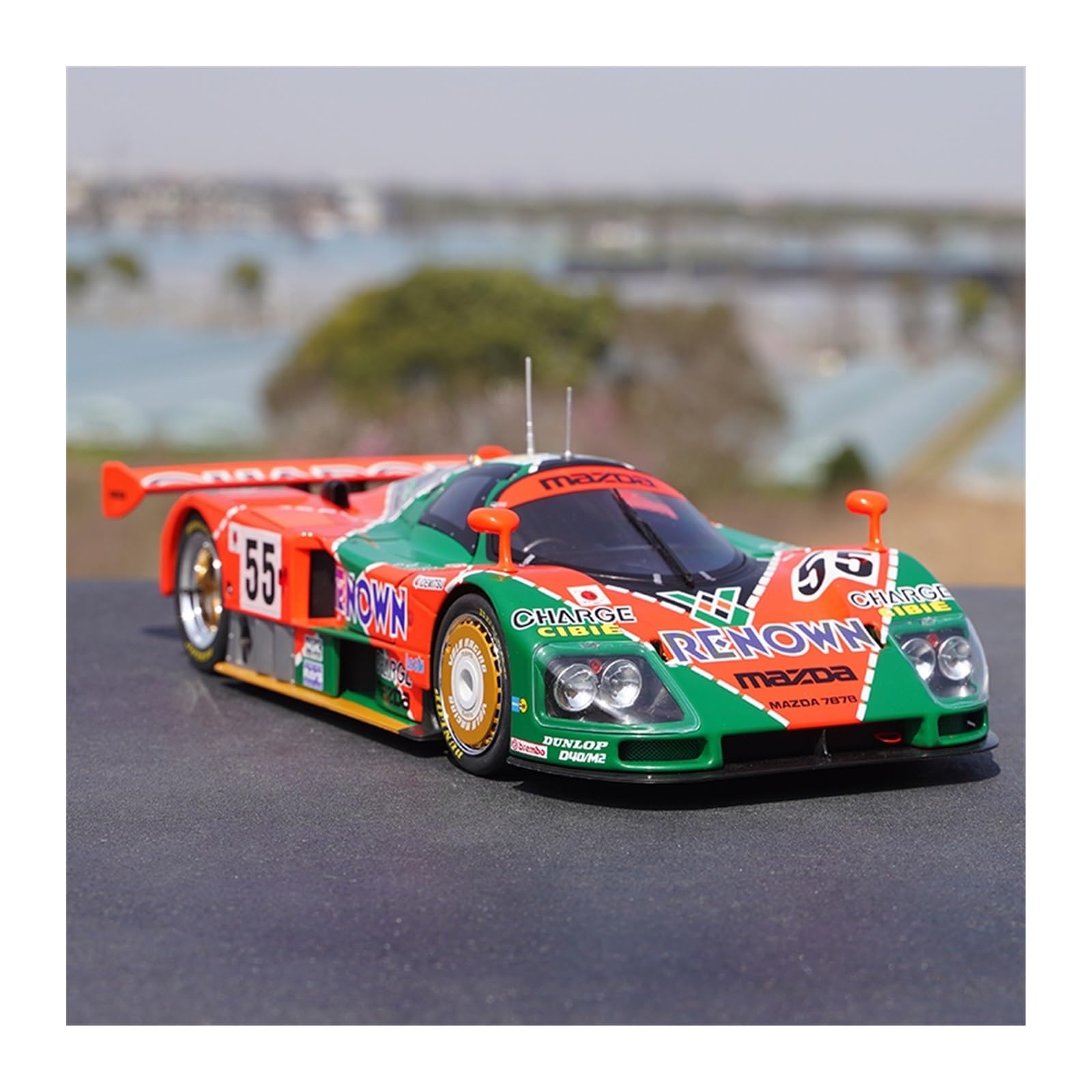 Amazon.com: Mazda 787B 55#1991 Le Mans Rally Car Simulation Alloy