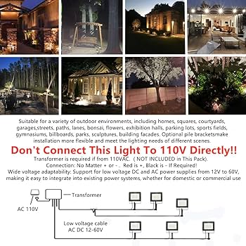 GLOW ZSGoes 6 Pack Cool White 10W LED Flood Light Outdoor