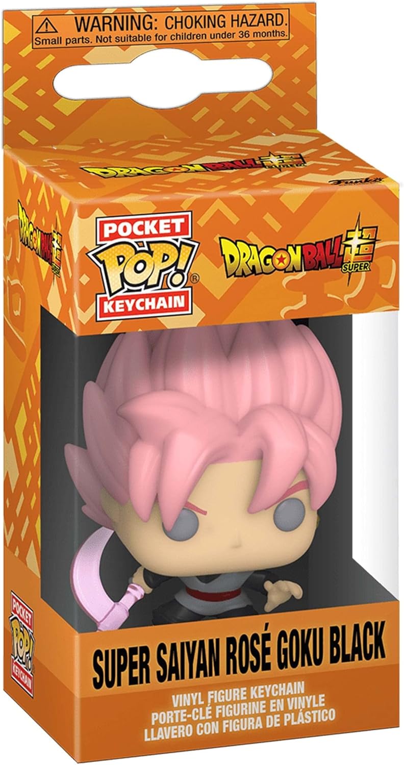 Funko Pop! Keychain: Dragon Ball Super - Super Saiyan Rose Goku Black with Scythe