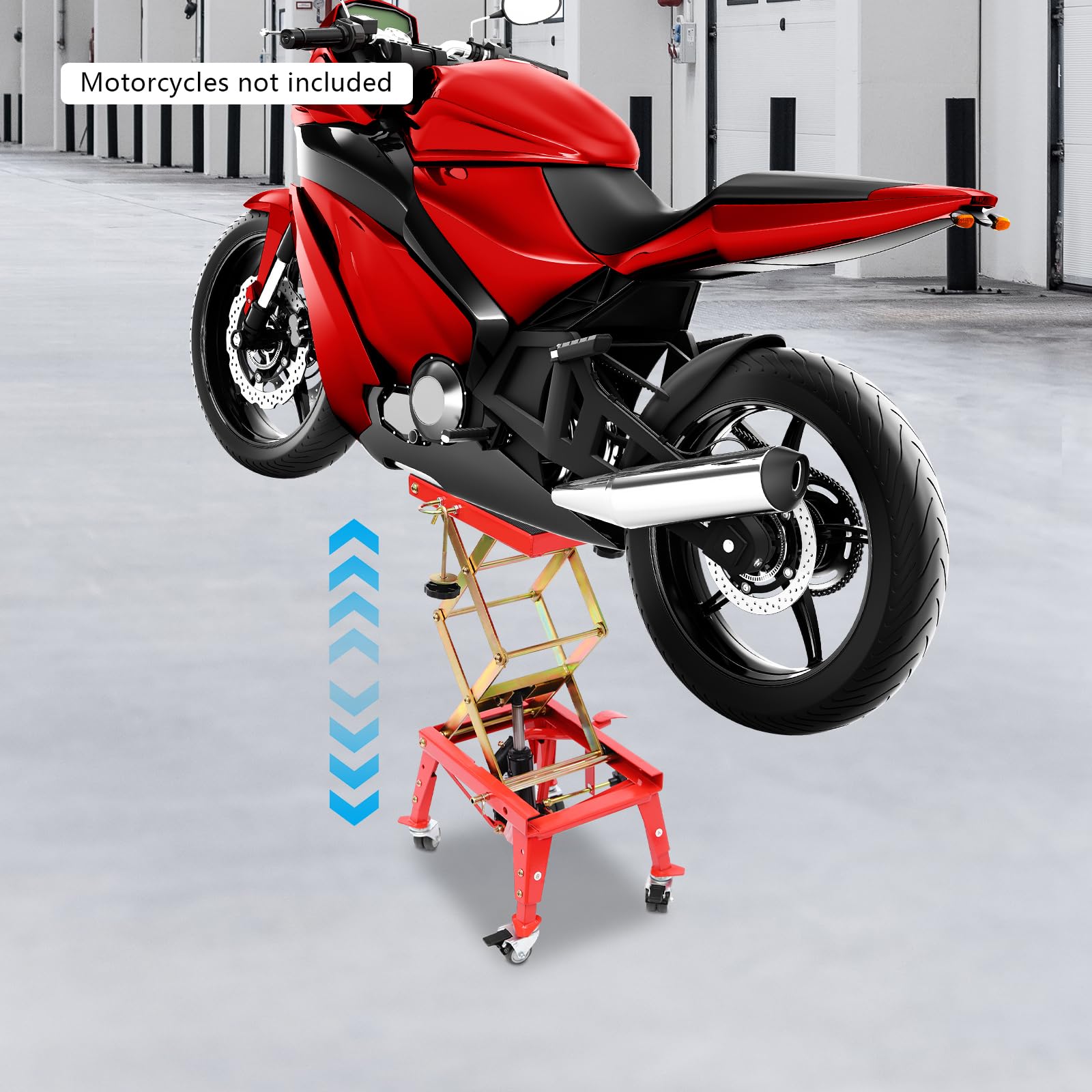 Pont élévateur hydraulique pour moto jusqu'à 160 kg