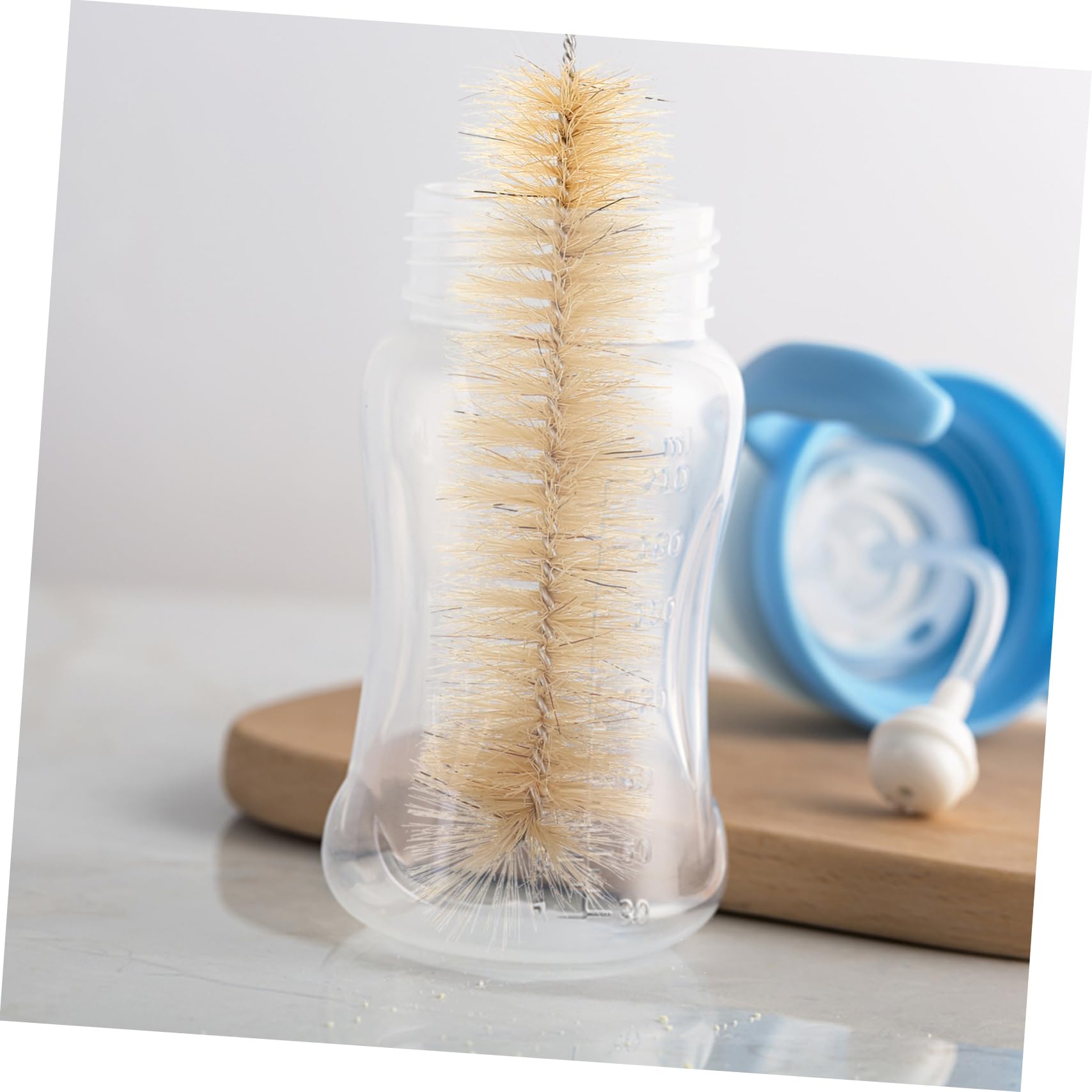 HAPINARY 3pcs Straw Brush Cleaning Brush Bottle Brush Limpiador De Biberones De Bristles Cup Brush Test Tube Brush Chemistry Cleaning Supply Milk Bottle Cleaner Mug Tumbler Stainless Steel