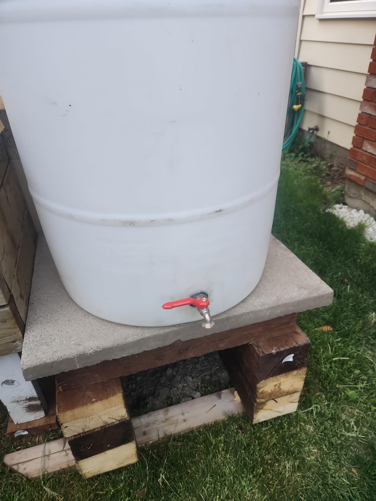 Rain Barrel Faucet,Rain Barrel Spigot,1/2 Inch Brass Faucet Kit,Solid