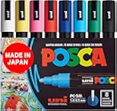 8-Color Paint Marker Set, PC-5M Medium