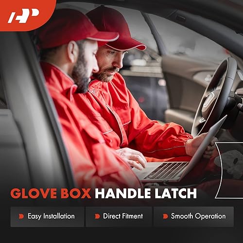 Miniatura 7 de A-Premium Pestillo de manija de la guantera negro compatible con Chevrolet Corvette 2005-2013 Convertible Hatchback