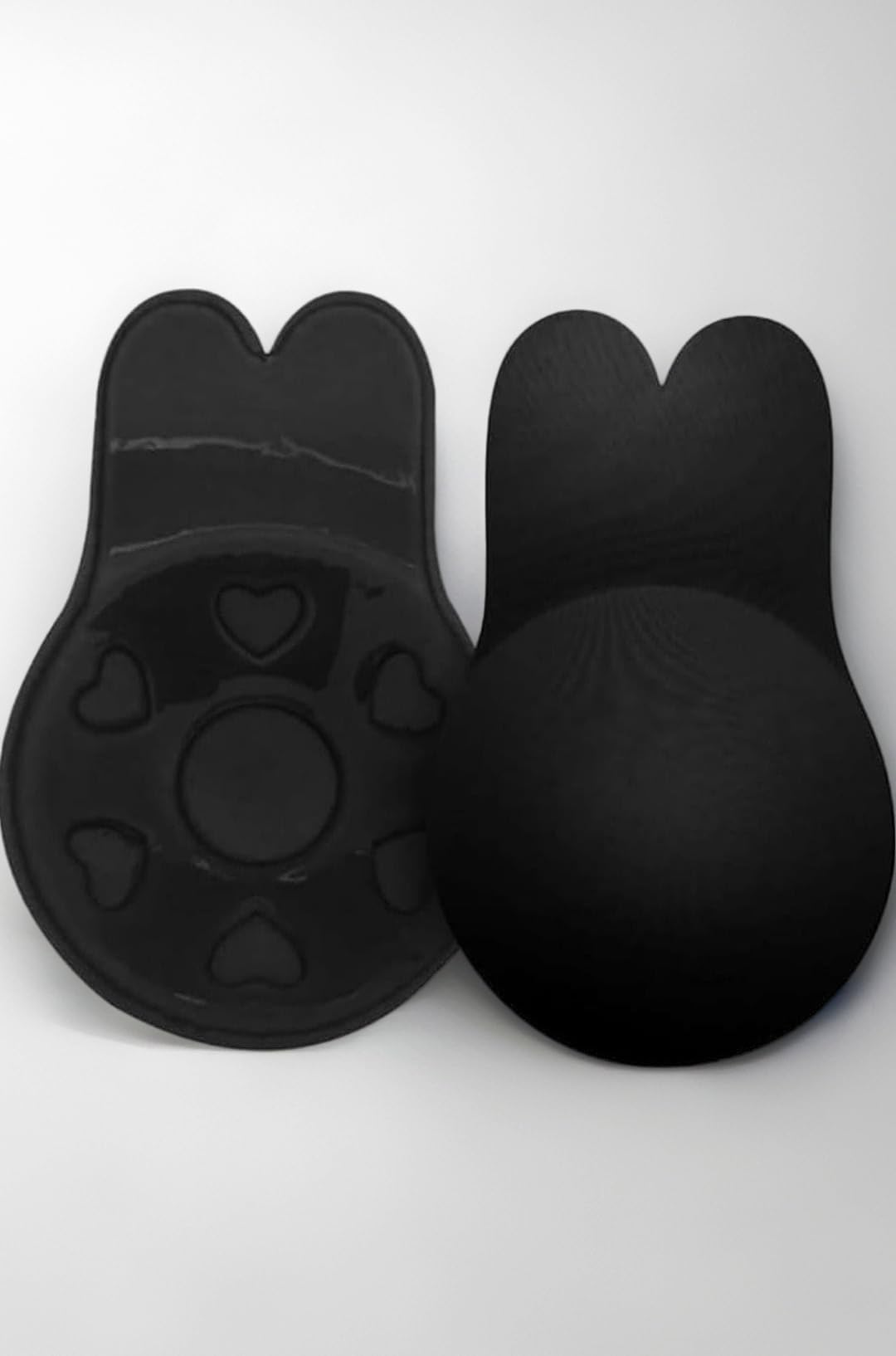 Push Up Invisible Bra, Strapless Backless Sticky Bra, Self Adhesive Reusable Breast Lift Pasties with Rabbit Shape Design for Women