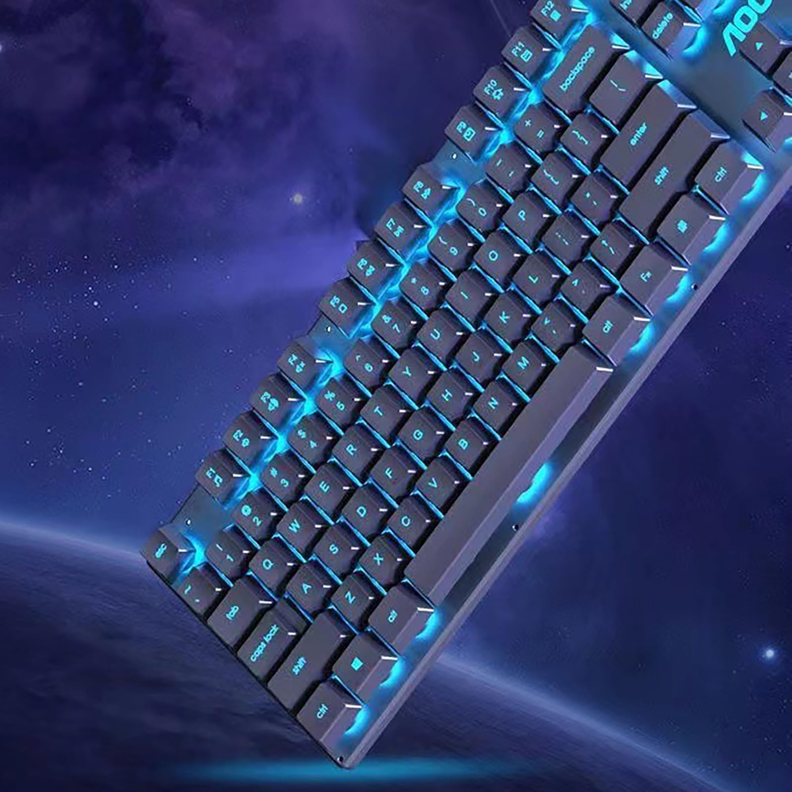 Amazon | ゲーミング キーボード 高耐久 有線 メカニカル RGB テンキー