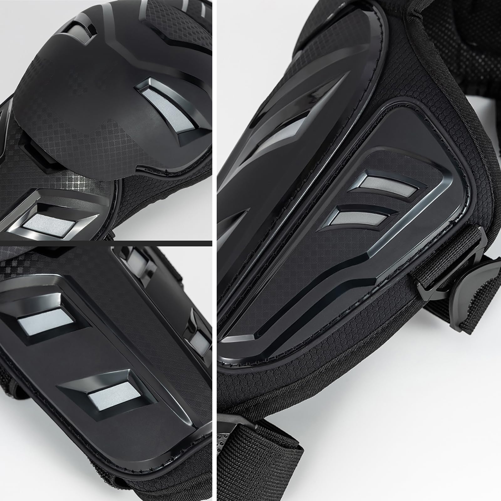 ARMAAN Protezioni Motocross, Ginocchiere E Gomitiere Per Moto Fuoristrada Struttura A Guscio Separato, Imbottitura In Schiuma Morbida, Vestibilità Elastica Per Moto E MTB