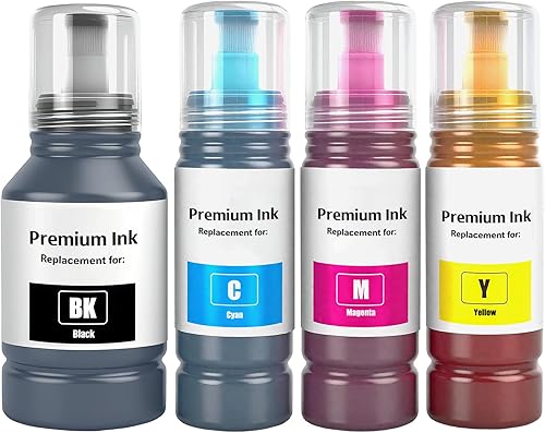 E542 Botellas de recarga de tinta ET-5850 ET-5150 remanufacturadas para botellas de recarga de tinta E542 para ET-5850 ET-5880 ET-5150 ET-5170