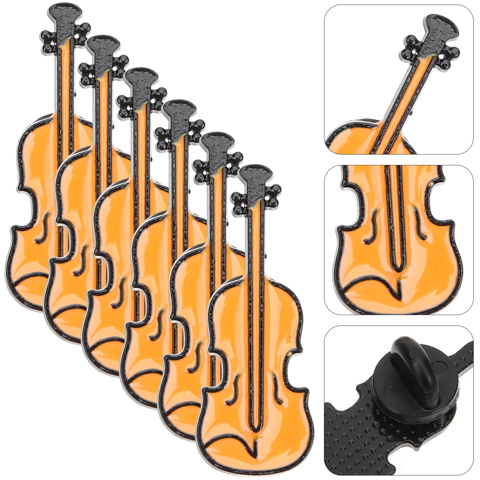 Beavorty Spilla Violino Metallo Per Abbigliamento Decorazioni Per Costume E Accessori Musicali Perfetta Per Speciali E Regali
