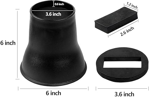 Miniatura 3 de BTSD-home Elevadores de cama ajustables, paquete de 8 elevadores de cama de 2,3 o 6 pulgadas, adecuados para sofá, mesas, escritorio y sofá