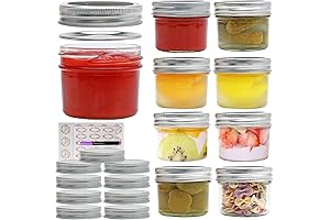 Brajttt Mason Jars: Small, 9 Pack, 4oz