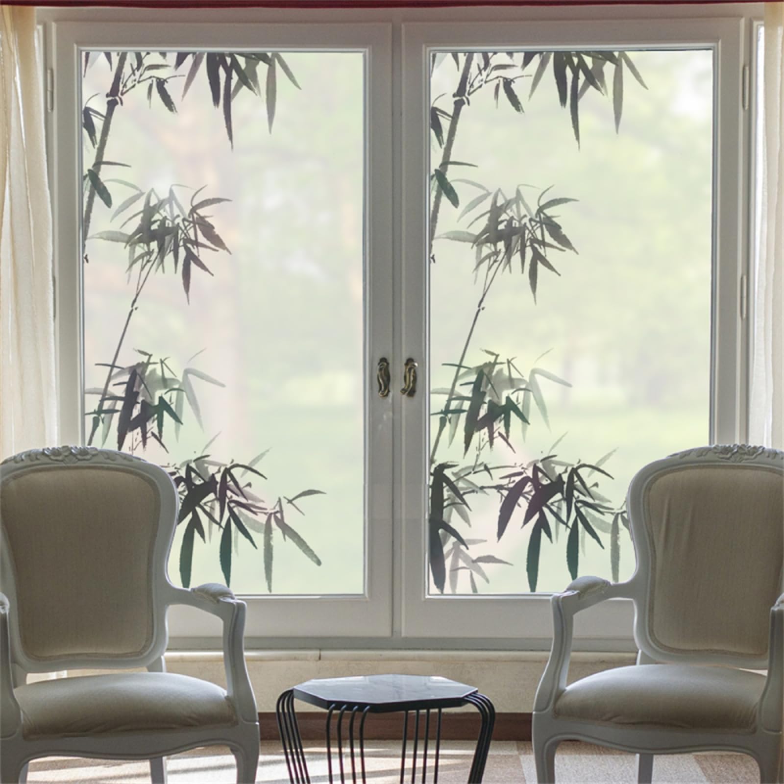 Fensterfolie Pflanzen Bambus Milchglasfolie Fensterfolie Milchglas  Selbstklebend Fensterfolie Sichtschutz Blickdicht Fenster Sichtschutzfolie  Folie fr Fenster Fensterfolie Bad 60x116cm/3 Pcs : Amazon.de: Kche,  Haushalt & Wohnen