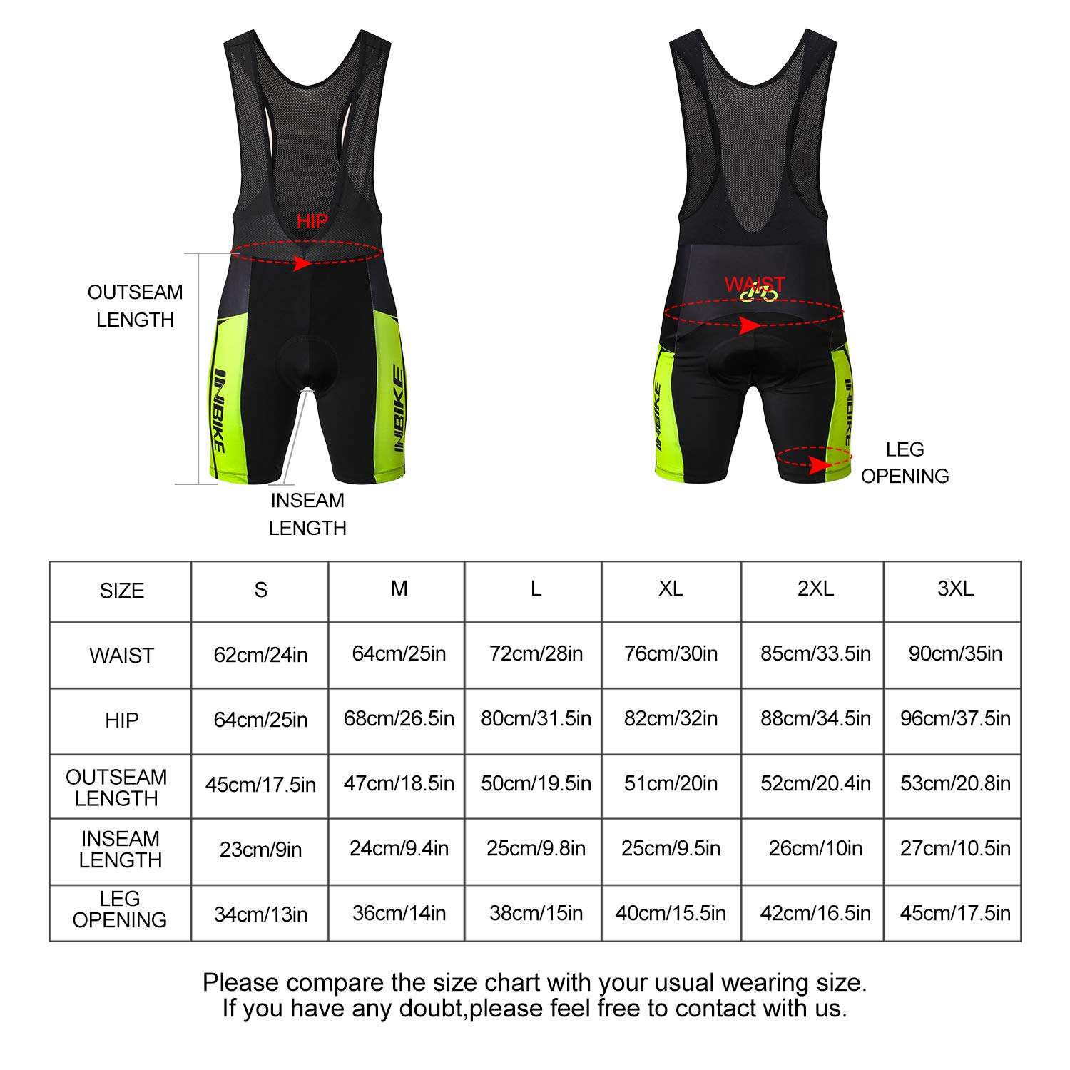 INBIKE Pantaloncini con Bretelle MTB Uomo Asciugatura Rapida Pantaloncini Estivi Traspirante per Ciclismo da Corsa All'aperto Ciclismo Biciclette Bici MTB