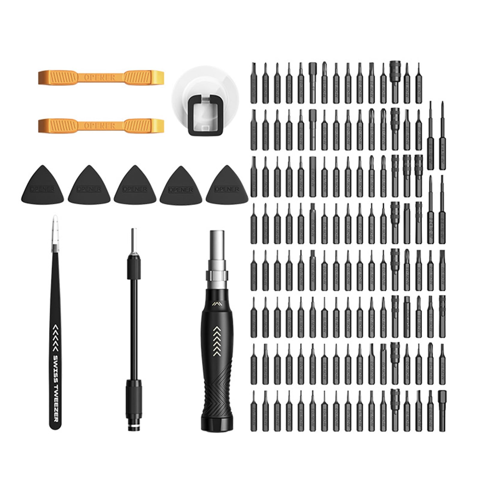 Professional 145pcs Screwdriver Set with High Durability for Mechanical Electronic Repairs Vehicle Maintenance Bit Screwdriver