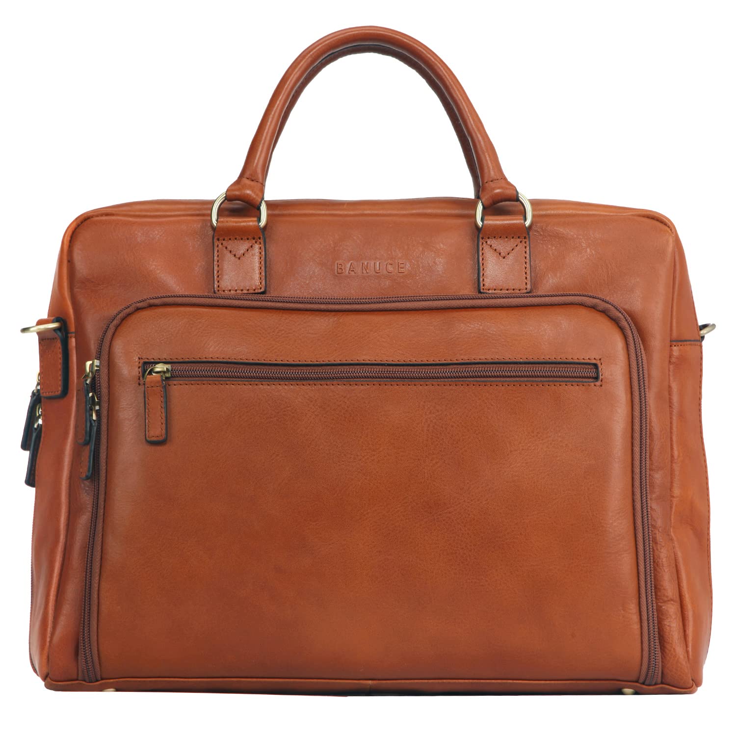 Shop Banuce Full Grain Italian Leather Briefc - Luggage Factory Shop Banuce Full Grain Italian Leather Briefc - Luggage Factory