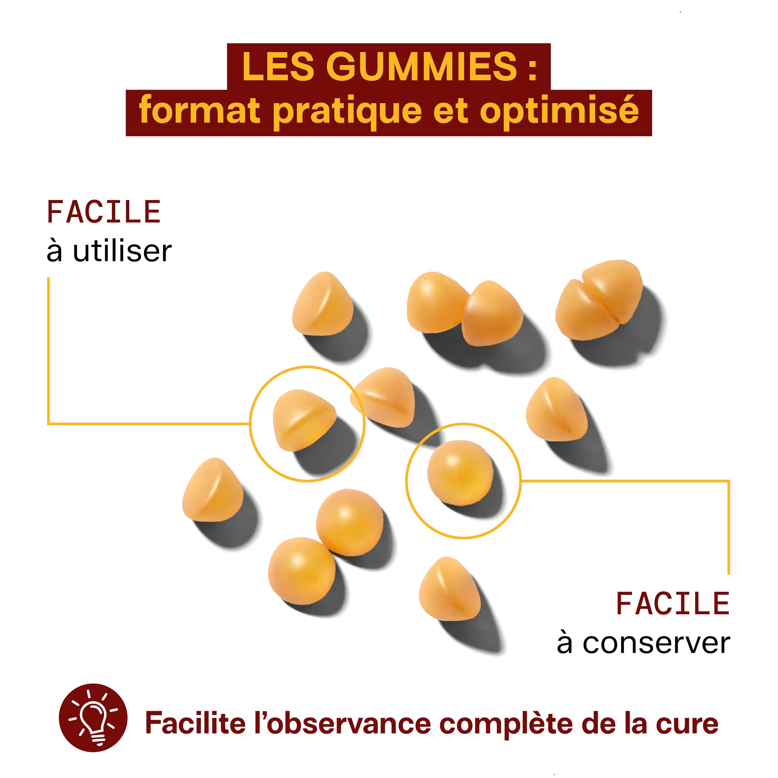 Mium Lab - Vitamine D3 (2000UI) - Hautement dosé et absorbé - Système Immunitaire, Soutient des os, des muscles, Croissance - Enfants & Adultes - Cure 21 jours - Gummies sans sucres Fabriqué en France