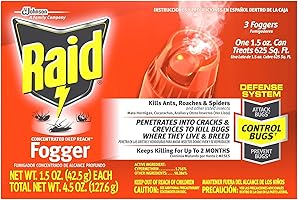 Raid Deep Reach Fogger, Bug Bomb for Spiders, 4.5 Ounce