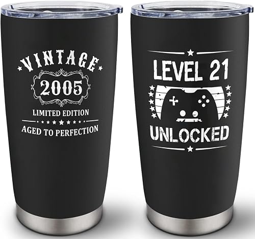 Louasedh 2005 Vintage 21st Birthday Tumbler: A Milestone Gift