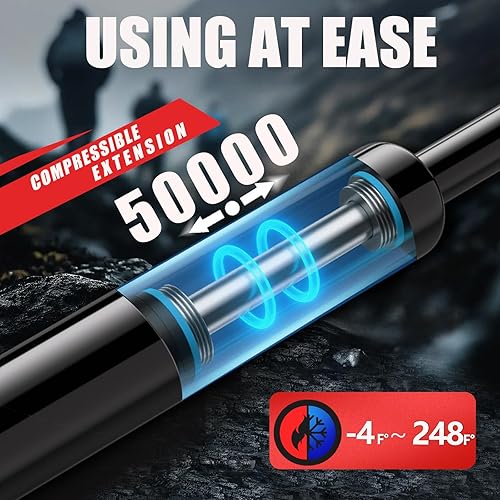 Miniatura 4 de Vepagoo C16-08568 - Soportes de gas de 20 pulgadas y 20 libras, soporte de elevación  apto para caravana, cámper, puerta de entrada, casa rodante,