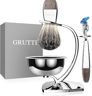Publicité sponsorisée - [Compatible Gillette Fusion5] Kit rasage magnétique : Bol inox (bol, produit de rasage non précisé
