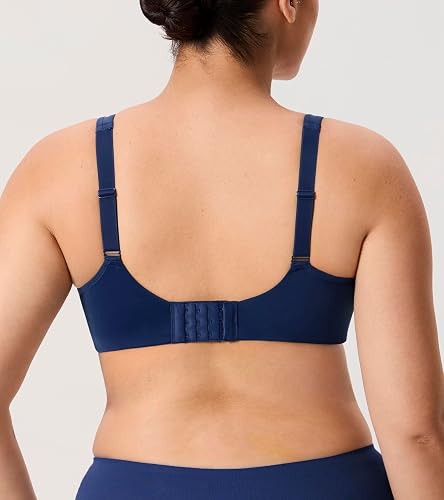 DELIMIRA Soutien Gorge avec Armature Grande Taille Bleu Nuit 100F - 2